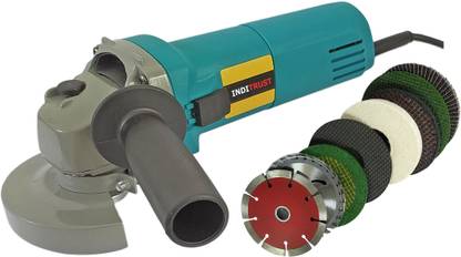 Inditrust Angle Grinder Machine with 8pc Multi type wheel set Angle Grinder