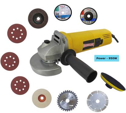 DUMDAAR DIVINE 900W angle grinder machine with multiple accessories Grinding Machine Angle Grinder