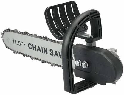 Easy Bull PROFESSIONAL Tools and Hardware 11.5 Inch/11.5" CHAIN SAW ATTACHMENT FOR ANGLE GRINDER Corded Chainsaw (Without Battery ONLY CHAIN SAW ADAPTER ANGEL GRINDER NOT INCLUDED ) Corded Chainsaw (Without Battery) Angle Grinder