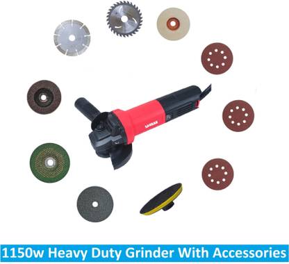 Sauran 1150W Corded Grinder Machine (GRI9) Angle Grinder