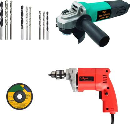 Hillgrove HGCM989M1 4"inch Professional Heavy Duty Grinder with 10mm Power Drill Machine Angle Grinder