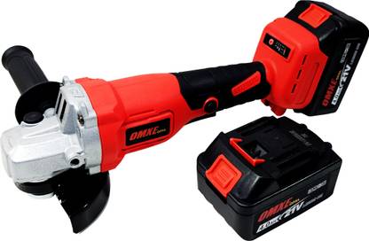 OMXE Cordless Angel Grinder Heavy Duty 21v Double Battery With Variable Speed Angle Grinder