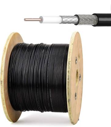 Netboon HLF 200 Low Loss Thin Coax Cable for Communication Applications Antenna Amplifier