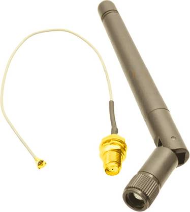 Stemvolt 6dBi 2.4GHz 5GHz Dual Band WiFi SMA Antenna +165mm U.fl-IPEX Cable Antenna Amplifier