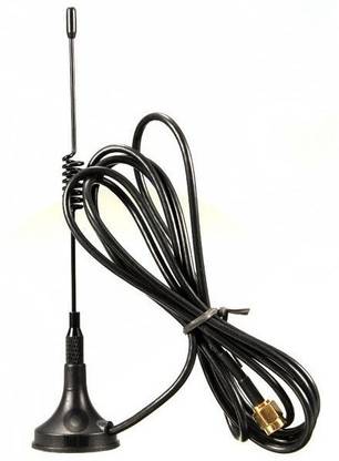 Trade Hub TH-GSM 2G,3G,4G 3 DBI MAGNETIC BASE ANTENNA WITH 3 METER SMA Antenna Amplifier