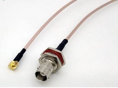 graspadeal MCX To BNC Male Connector coaxial cable RG316 Length 205mm Antenna Amplifier