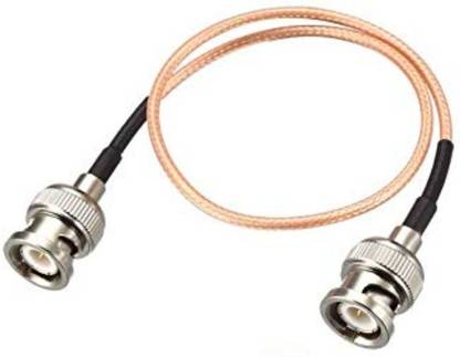 Telehatch BNC Male to BNC Male Coax Cable RG316 | RF Coaxial Cable | 50 Ohm | 30cm Antenna Amplifier