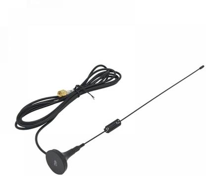 LUISSA GSM 5dBi Magnetic Antenna with RG174 Cable (3M Long) | 2.4GHz | 50 Ohm Impedance Antenna Amplifier