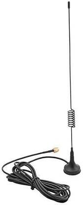 Telehatch 2G/3G/4G GSM Antenna with Suction Cup | Black | 3m RG174 Cable Antenna Amplifier