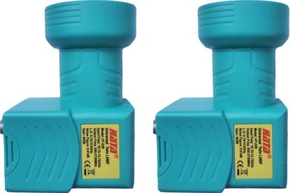 Protech HATA TWIN LNBF, DTH lnb DUAL compatible to TATA PLAY , AIRTEL DTH(pack of-2) Antenna Rotator