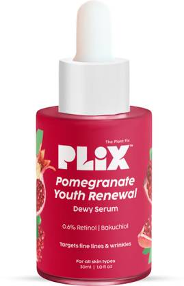 The Plant Fix Plix Pomegranate 0.6% Retinol & 0.2% Bakuchi Oil Face Serum