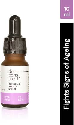 deconstruct 0.2% Retinol +1% Peptide Night Face Serum for Anti Aging, Fine Lines & Wrinkles