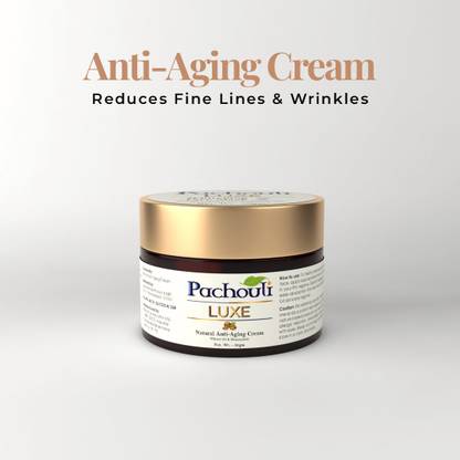Pachouli Luxe Anti-Aging Face Cream Improves Skin Tone, Texture, Fine Lines & Wrinkles