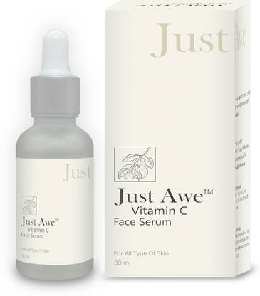 Just Awe Vit-C Face Serum- 30ml with Hyaluronic Acid, Niacinamide, & Gold Microparticles