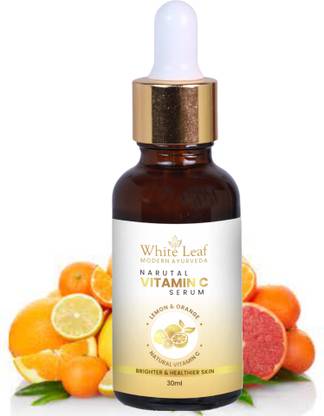 White Leaf Vitamin C Skin brightening serum for face fades dark spots and hyperpigmentation