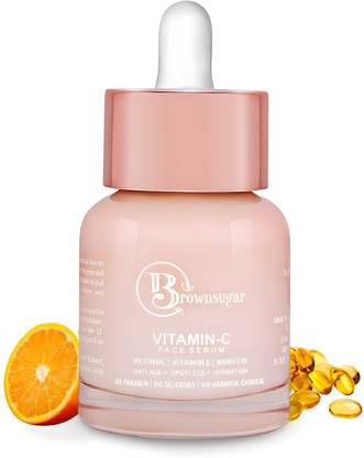Brownsugar Vitamin C Face Serum with Niacinamide & Retinol for Skin Radiance & Anti Age