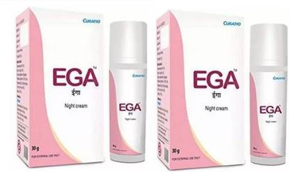 EGA Night Cream Pack of (30g x2 ) 60 g