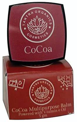 tantra organics Cocoa Multi Purpose Balm Powered with Vitamin e Oil (5gm)