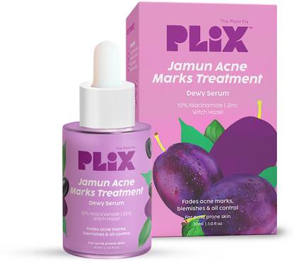 The Plant Fix Plix 10% Niacinamide Jamun Face Serum for Acne marks, blemishes & oil control