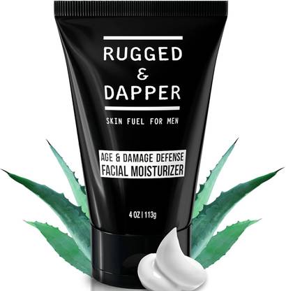 RUGGED & DAPPER Men's Age and Damage Defense Facial Moisturizer, 4oz