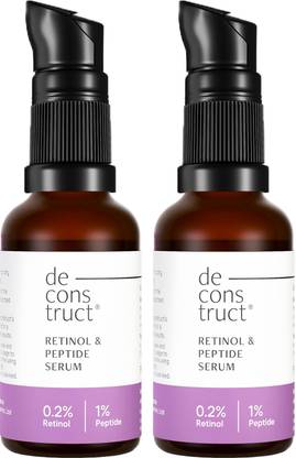 deconstruct 0.2% Retinol Anti Aging Face Serum with Peptide | Reduces Fine Lines & Wrinkles