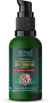 Biofresh Bakuchiol Plant-Based Retinol Day Serum with SPF 30 with Anti-Aging Formula