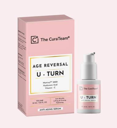 The Cura Team U-TURN Anti-Aging Face Serum | Boosts Collagen, Reduces Fine Lines & Wrinkles