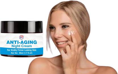 SV PROFESSIONAL Night Cream For Anti-Aging | Lightweight Cream for Age Spots, Fine Lines