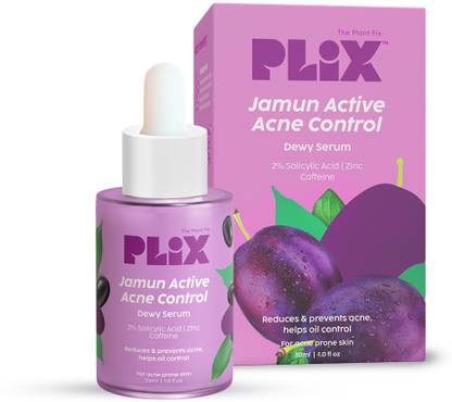 The Plant Fix Plix 2% Salicylic Acid Jamun Acne Control Dewy Serum for & Dark Spot Reduction