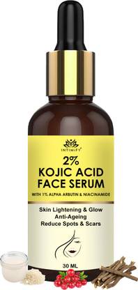 INTIMIFY 2% Kojic Acid Serum For Pigmentation, Wrinkle Reduction & Skin Whitening Serum