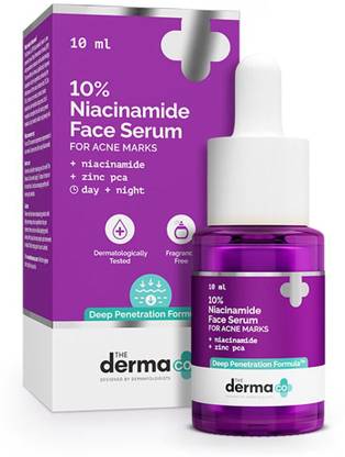 The Derma Co 10% Niacinamide Face Serum For Acne Marks And Acne Prone Skin For Men and Women