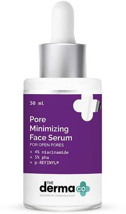 The Derma Co Pore Minimizing Face Serum with 4% Niacinamide, 5% PHA and p-REFINYL