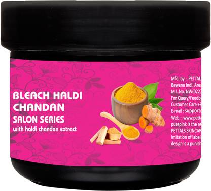 PurePINK Organic Bleach With Haldi Chandan Extract | NaturalBrightening&Whitening