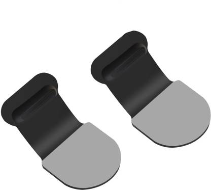 Kidoca Mobile Phone Anti Dustproof Adhesive Stickers Protector Accessories (For Apple) USB Black Anti-dust Plug
