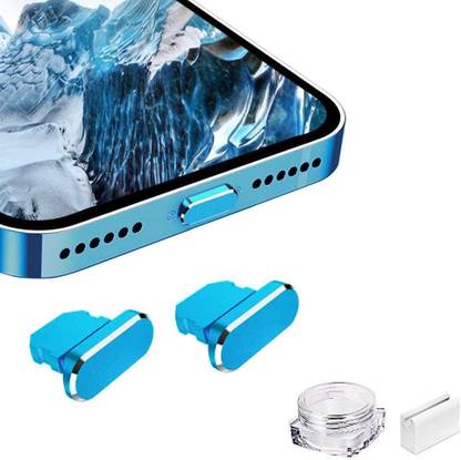 mizi Protect Charging Port from Dust and Moist - Sapphire Blue USB Blue Anti-dust Plug