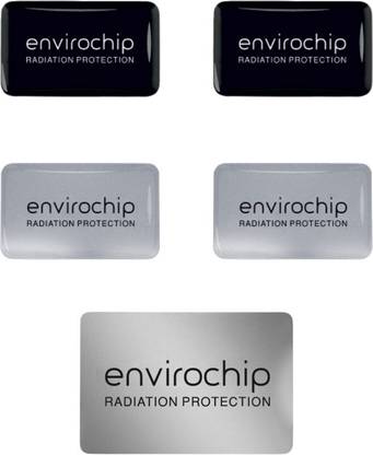 Envirochip Immunity Booster Family Pack for Radiation Protection - Mobile + Wifi Router chip (black + silver) Anti-Radiation Chip