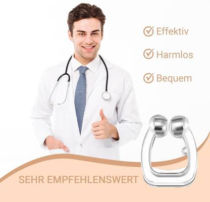 VOIISH Snoring Anti Snore Free Sleep Silicone Magnetic Nose Clip Anti Snoring device Anti-snoring Device