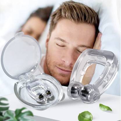 BUSAWARE Nose Clip Unisex Stop Snoring Anti Snore Free Sleep Silicone Magnetic Nose Clip Nose Shaper