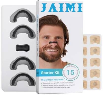 JAIMI Magnetic Nasal Strips for Breathing | Anti Snoring Nose Clip Anti-snoring Device