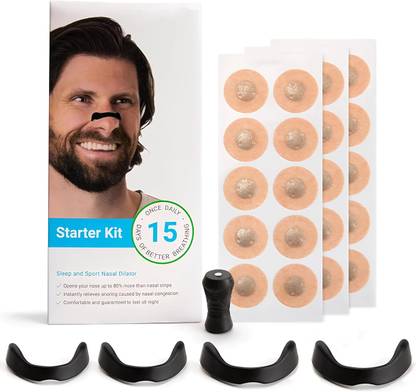 kazawak Magnetic Skin Safe Sleep Nasal Strips Anti-snoring Device