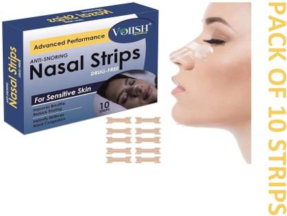 VOIISH Anti Snore Nasal Strips Size Good for Small-Standard Adult Nose Better Breath Anti-snoring Device
