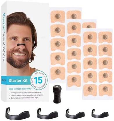 Merrin ME-Magnetic Nasal Strips for Breathing | Anti Snoring Nose Clip Anti-snoring Device