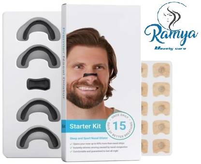 Ramya beauty care RADHU Strip Nasal Breathing Starter Kit Boost Oxygen Intake, Reduce Snoring Anti-snoring Device