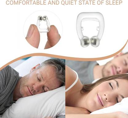 VOIISH Device for Ease Breathing,Silicone Magnetic Nose Clip For Men Women Anti-snoring Device