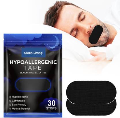 Clean Living 30 pcs Latex Free Mouth Tape for Sleeping Anti-snoring Device