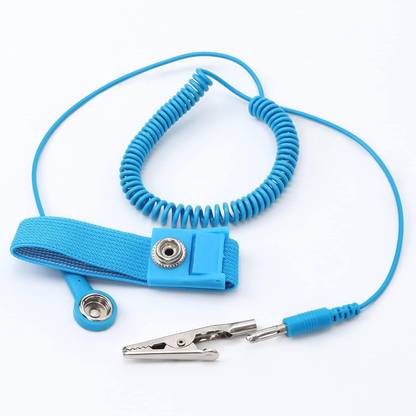 DISHIVA Anti-Static [ESD] Safe Discharge Wristband Wrist Strap Band Grounding Cord Anti-Static Wrist Strap