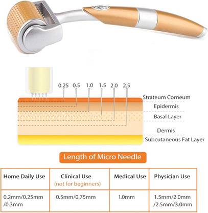 DR. PEN Micro Derma Roller,192 Microneedles Dermaroller 1.0MM Anti Wrinkle Machine