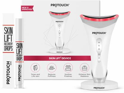 PROTOUCH Skin Lift Combo Skin lift Device & Recovery Drops Anti ageing Bright & Firm Skin Anti Wrinkle Machine