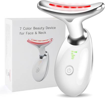 Mantra Impex 7 Color Led Light Therapy for Face Vibration Massager Skin Anti-Aging, Skin Anti Wrinkle Machine