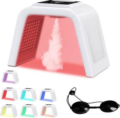 DR. PEN 7 Colour LED Mask, Portable Face Mask, LED Beauty with Spray Function Anti Wrinkle Machine